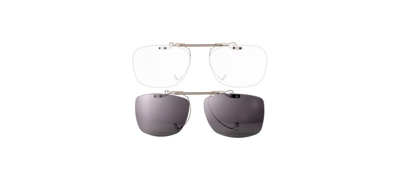 Custom Clip On Sunglasses Cesar flip-up
