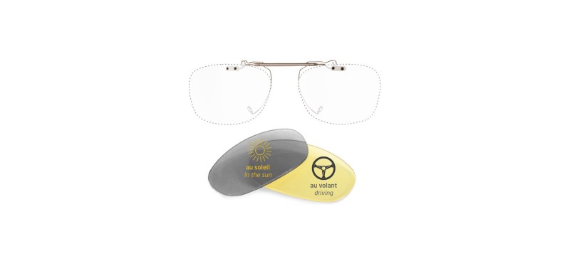 Clip Solaire Sur Mesure Relevable Cesar clip : A partir de