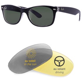Compatible replacement lenses for RAY-BAN New Wayfarer Classic - RB2132 - 52mm