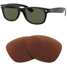 Verres de remplacement compatibles avec RAY-BAN New Wayfarer Classic - RB2132 - 58mm