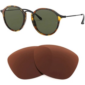Compatible replacement lenses for RAY-BAN Round Fleck - RB2447 - 49mm
