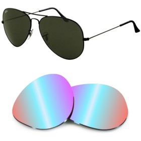 Verres de remplacement compatibles avec RAY-BAN Aviator Classic - RB3025 - 62mm