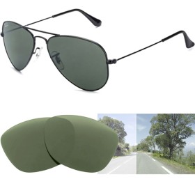 Verres de remplacement compatibles avec RAY-BAN Aviator Small Metal - RB3044 - 52mm