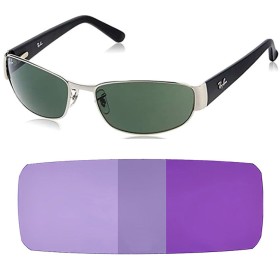 Compatible replacement lenses for RAY-BAN Leather II - RB3141 - 60mm