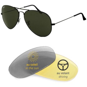 Compatible replacement lenses for RAY-BAN Cockpit - RB3362 - 56mm