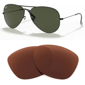 Verres de remplacement compatibles avec RAY-BAN Aviator Large Metal II - RB3026 - 62mm
