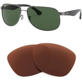 Verres de remplacement compatibles avec RAY-BAN - RB3502 - 61mm