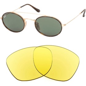 Compatible replacement lenses for RAY-BAN Oval Double Bridge - RB3847N - 52mm