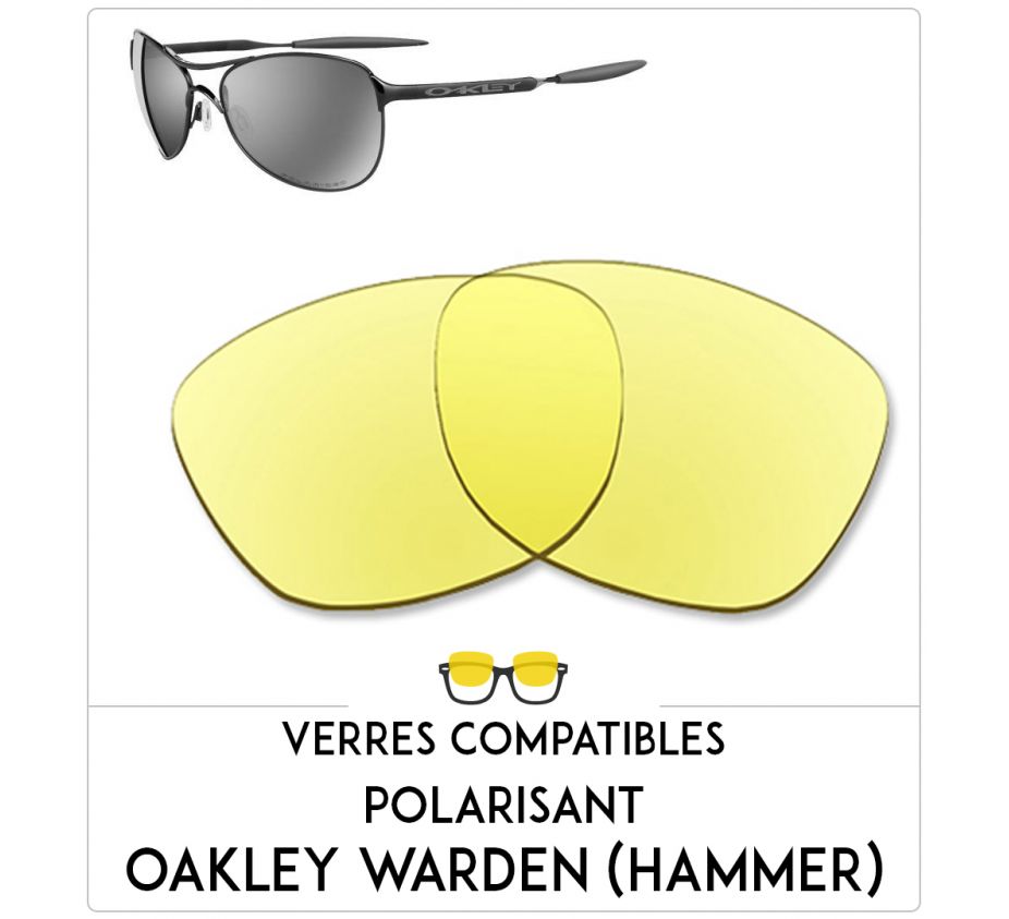 Verres de remplacement Oakley Warden(hammer)