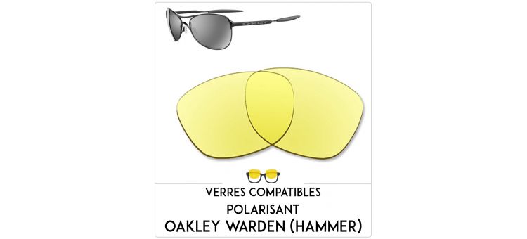 Verres de remplacement Oakley Warden(hammer)