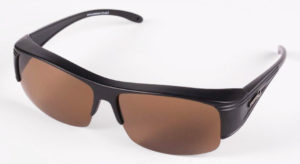 SPORTClip 4 sur-lunette Polarisante montée avec des verres bruns